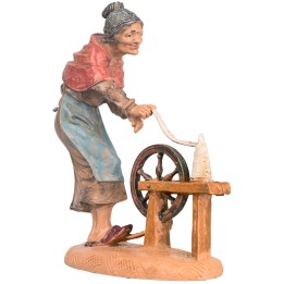 Anziana con arcolaio 10 cm Fontanini