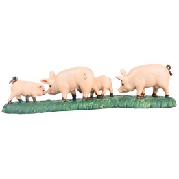 Grupo de 4 cerdos para estatuas de 10 cm