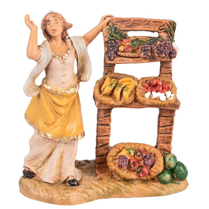 Frutera con puesto expositor de frutas y verduras 6,5 cm