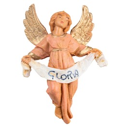 Ángel Gloria rosa 10 cm Fontanini
