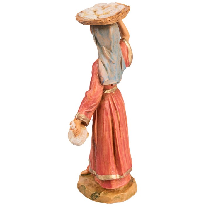 Mujer con cesta 6,5 cm Fontanini