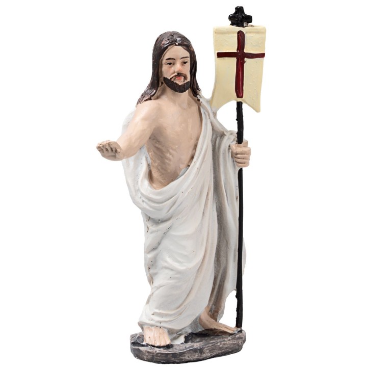 Resurrección de Jesús 10 cm en resina