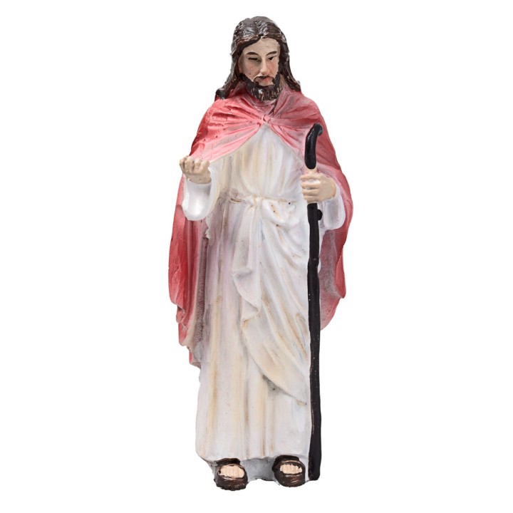 Jesús llamando a la puerta 10 cm para pesebre pascual