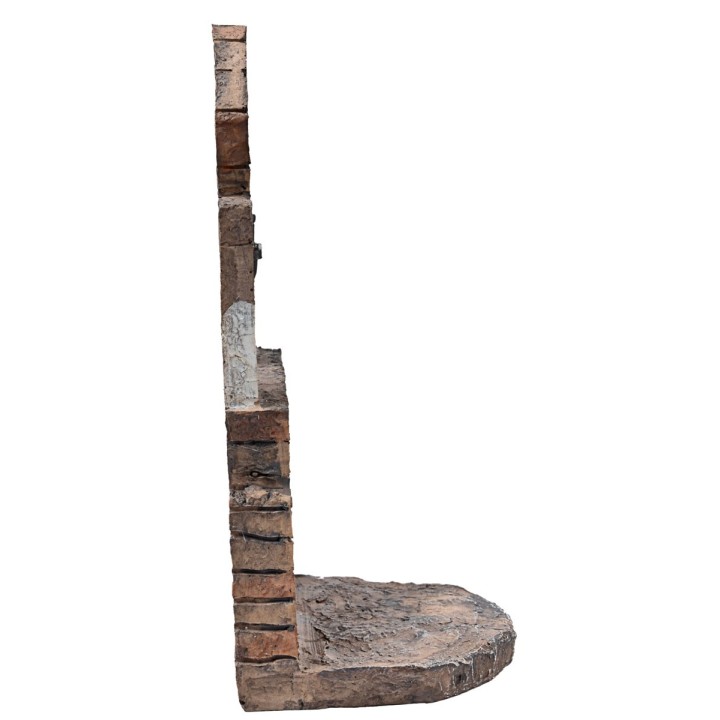 Sacra famiglia bottega da falegname 10 cm in resina