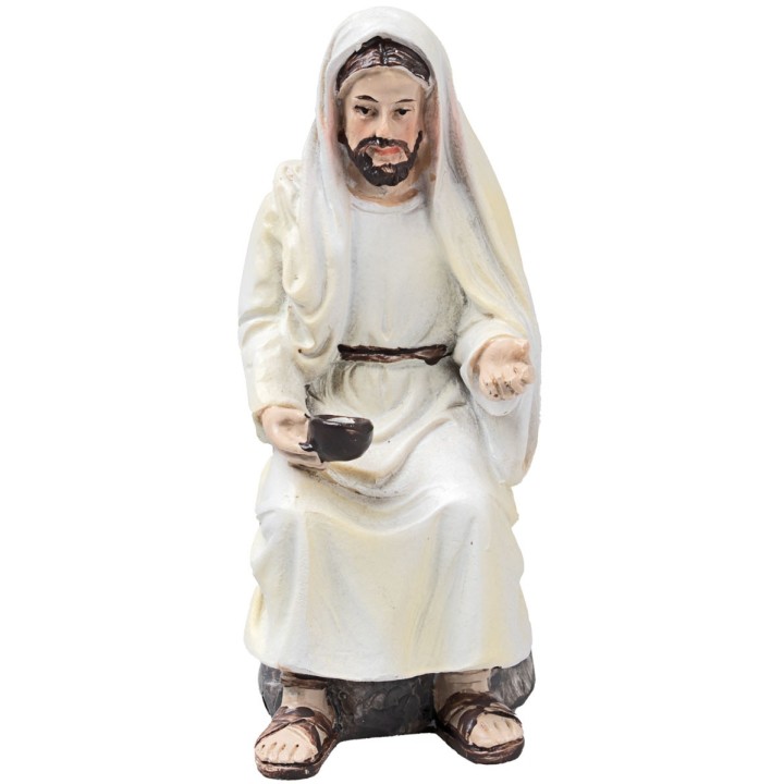 Jesus and the Samaritan Woman at the Well series 10 cm in resin