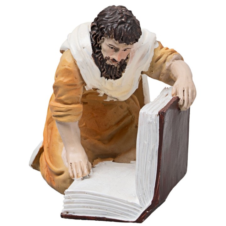 Finding of Jesus in the temple 10 cm in resin