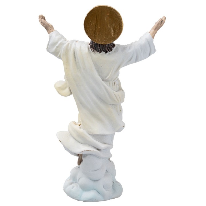 Resurrezione di Gesù presepe 10 cm in resina statuine pasquali