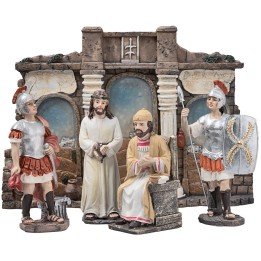 Proceso de Jesús 10 cm en resina figuritas pascuales