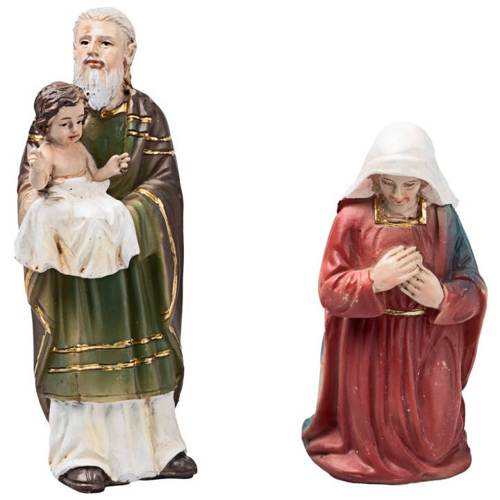 Presentazione di Gesù 10 cm in resina statuine pasquali