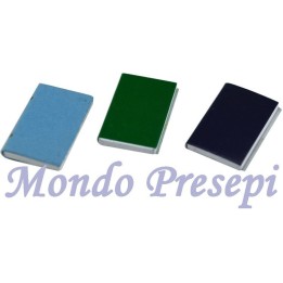 Set 3 libri cm 1,2x1,8