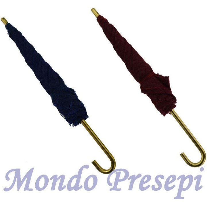 Set 2 ombrelli rosso e blu