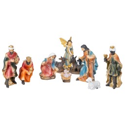 Nativity set 10 subjects 11 cm in resin