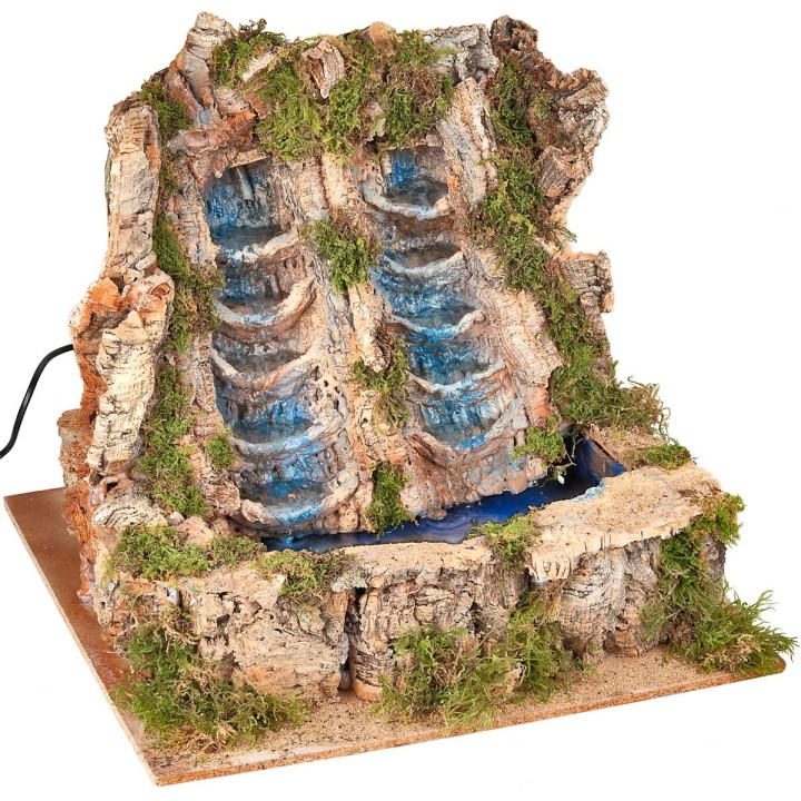 Cascata doppia cm 50x45x44 h