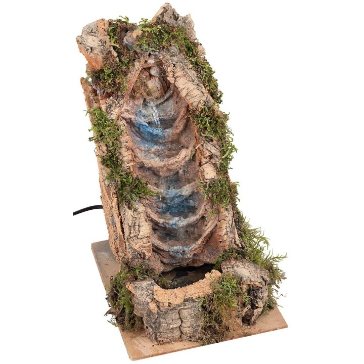 Waterfall with jumps functioning 19x28x35 cm