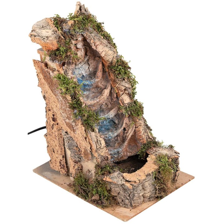 Cascata a balzi funzionante cm 19x28x35 h