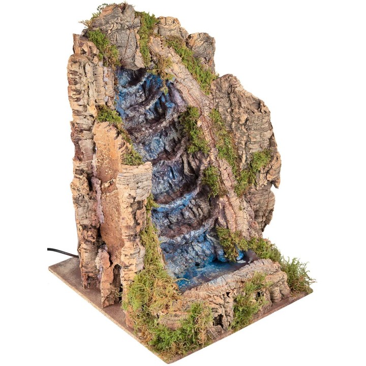 Cascata a balzi funzionante cm 37x39x55h