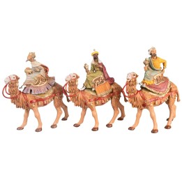 Re Magi a cammello serie 10 cm Fontanini