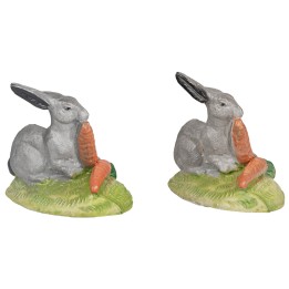 Set 2 conigli per statue da 10 cm
