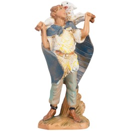 Pastor with pecan in shoulder 9.5 cm Fontanini