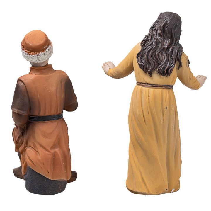 Deposition of Jesus 10 cm in resin Easter statues