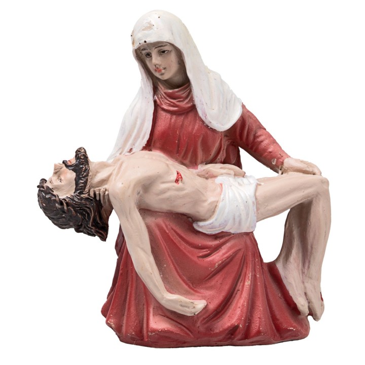 Deposizione di Gesù 10 cm in resina statue pasquiali