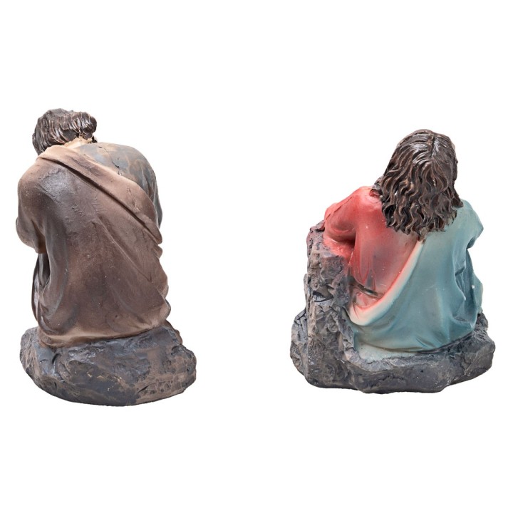 Prayer in the Garden of Gethsemane 10 cm in resin Easter statues