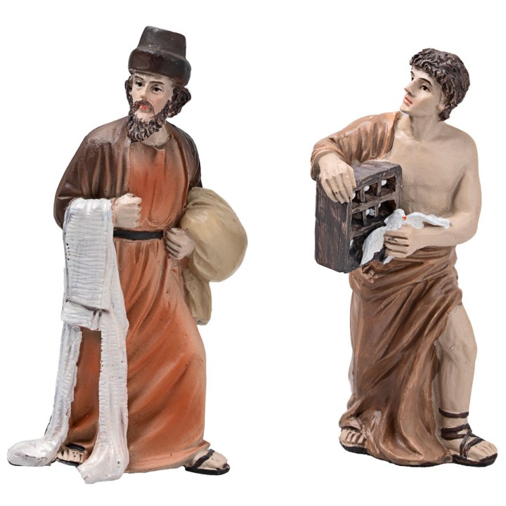 Expulsion of the Merchants from the Temple 10 cm in resin