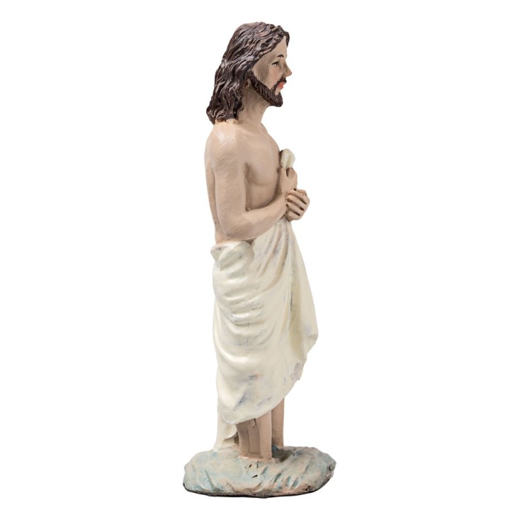 Baptism of Jesus 10 cm in resin Easter statues