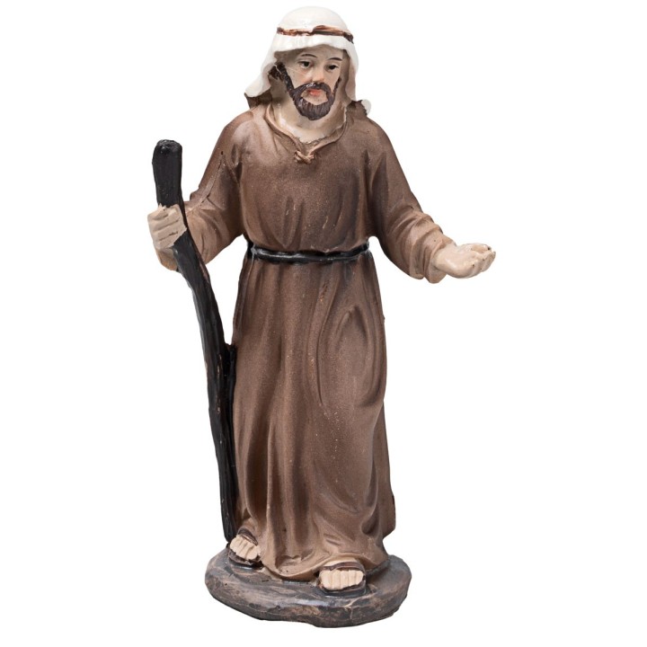 Journey of Mary and Joseph to Bethlehem 10 cm in resin Easter