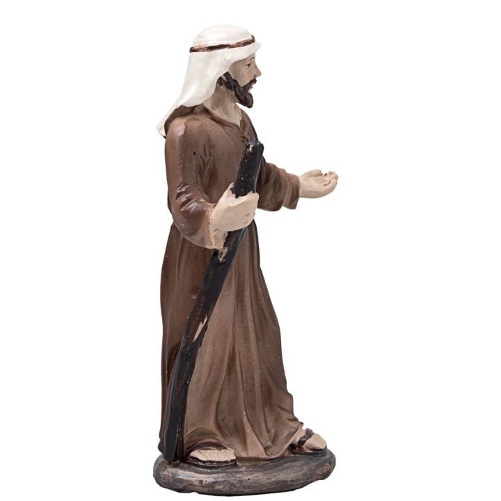 Journey of Mary and Joseph to Bethlehem 10 cm in resin Easter