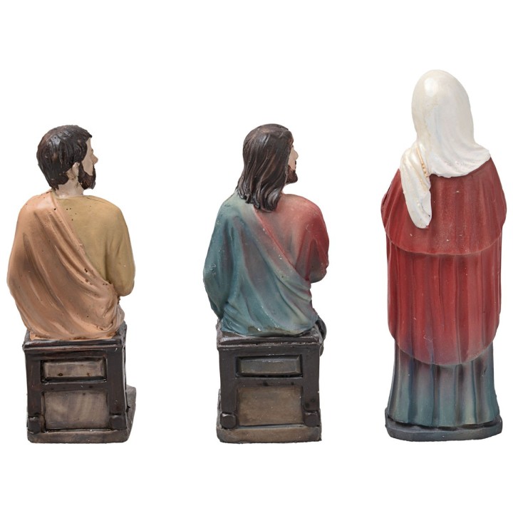 Tramutazione dell'acqua in vino 10 cm in resina statue pasquali
