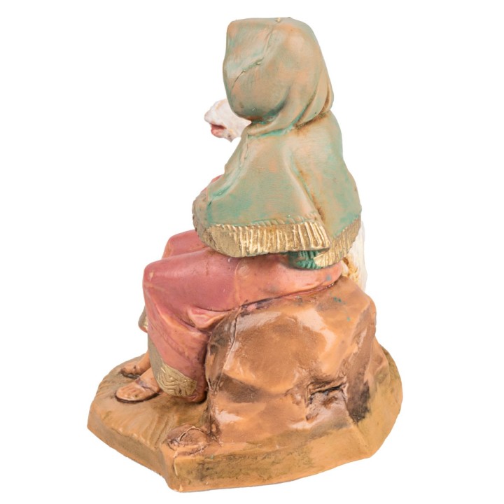 Pastorella seduta serie 9,5 cm Fontanini