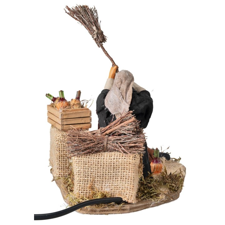 Donna che picchia marito ubriaco serie 12 cm in movimento