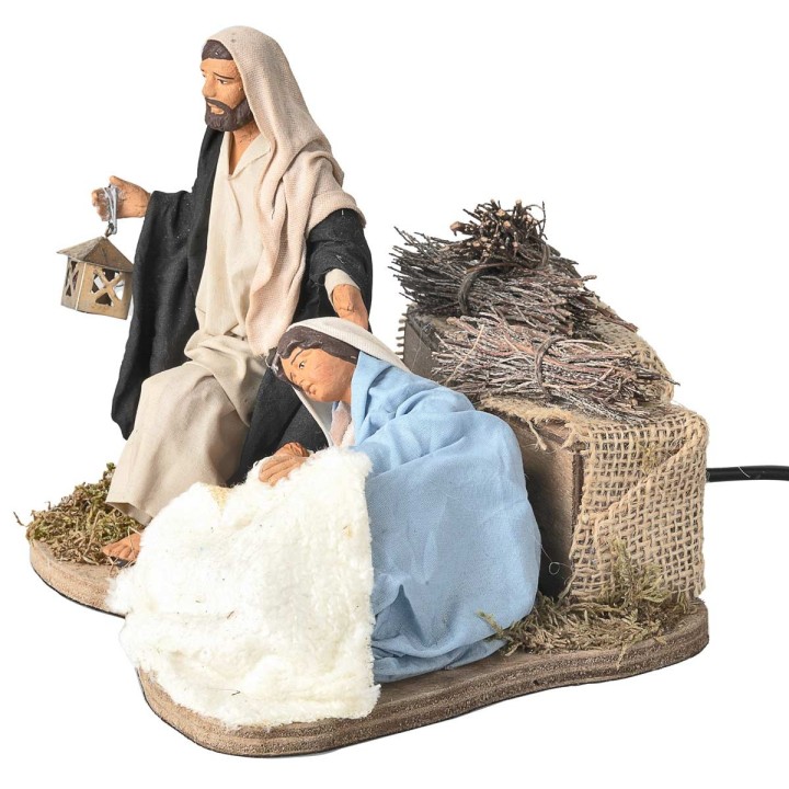Reclining Nativity 14 cm in motion