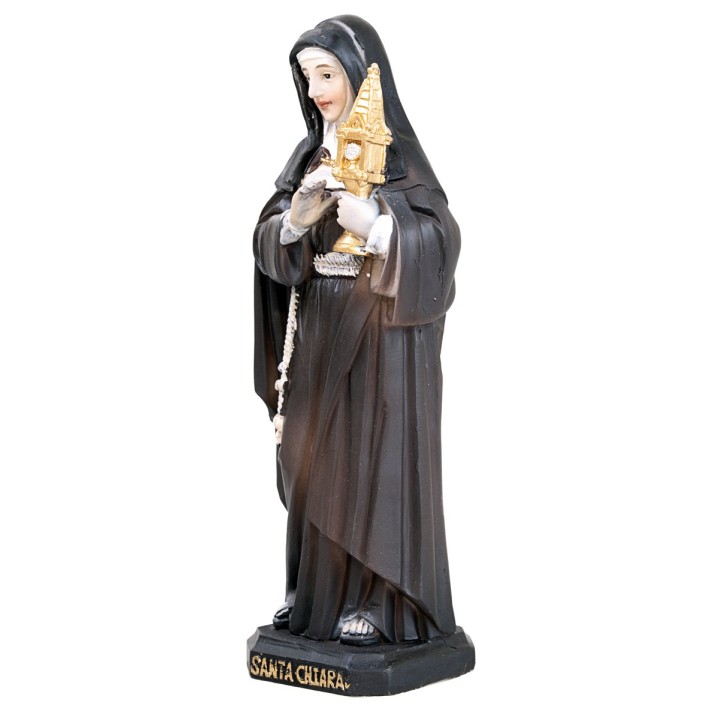 Santa Chiara 12 cm in resina
