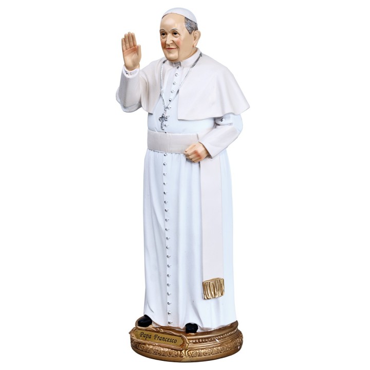 Papa Francisco 20 cm en resina