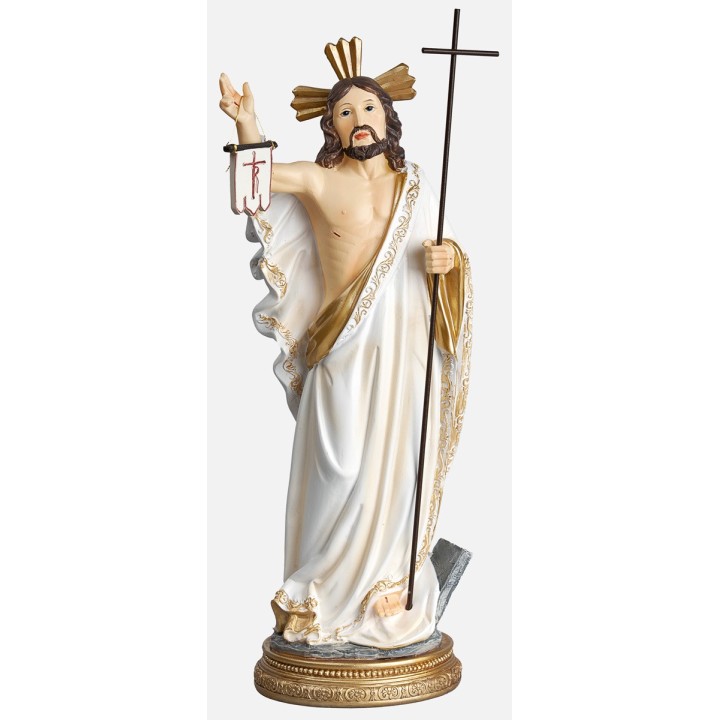 Cristo risorto di altezza 31 cm in resina