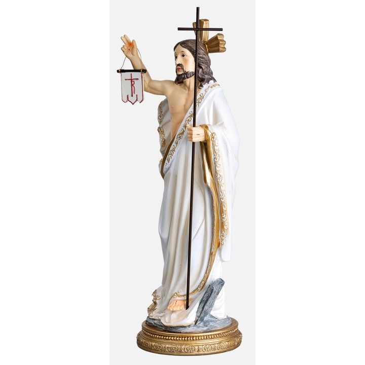 Risen Christ with a height of 22.2 cm in resin