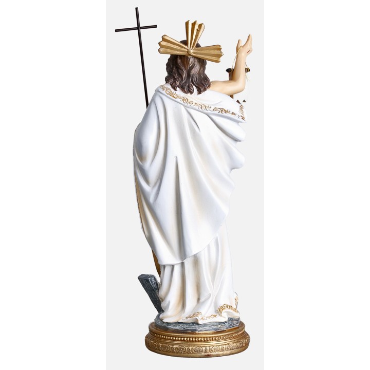 Risen Christ with a height of 22.2 cm in resin