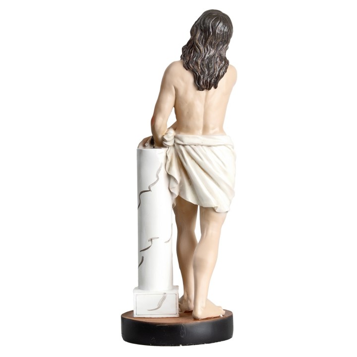 Cristo legato alla colonna 19.5 cm in resina