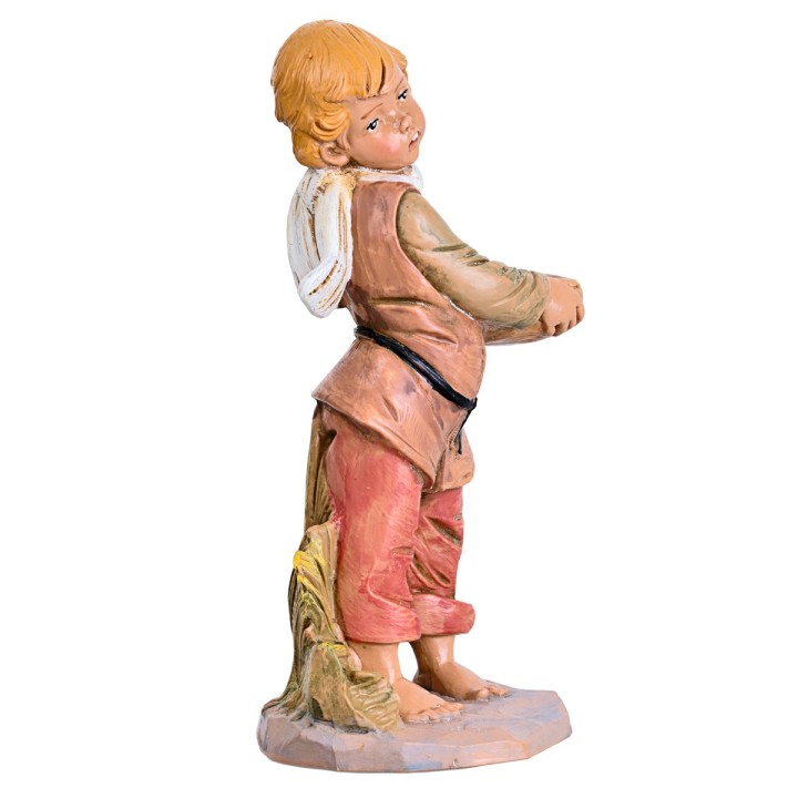 Bimbo con cesto serie 30 cm Fontanini