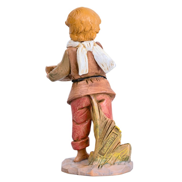 Bimbo con cesto serie 30 cm Fontanini