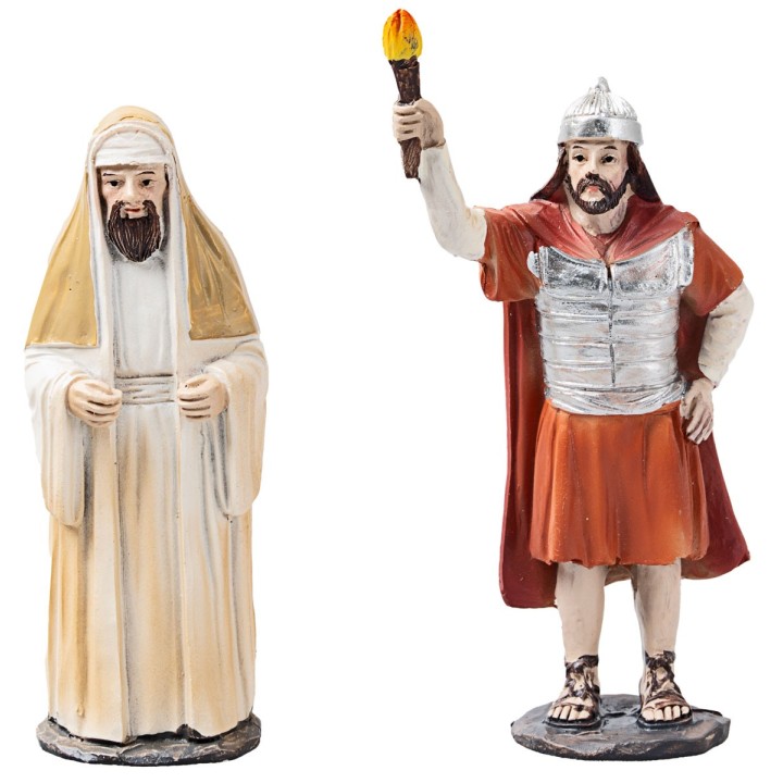 Kiss of Judas 10 cm in resin Easter statues