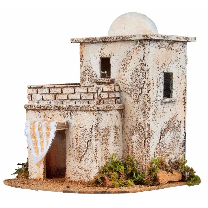 Casa árabe con terraza cm 21.5x17.5x21 h