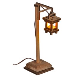 Lampione da terra in legno 16.5 cm da 3,5V