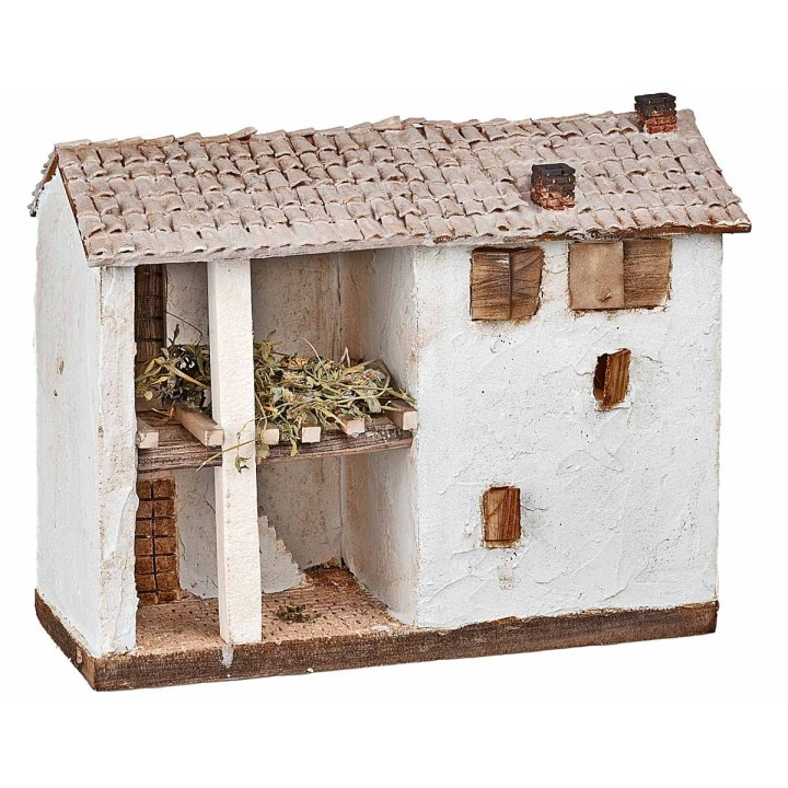 Caserío con granero de 35x15x27.5 cm h
