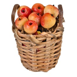 Basket of apples Ø3 cm