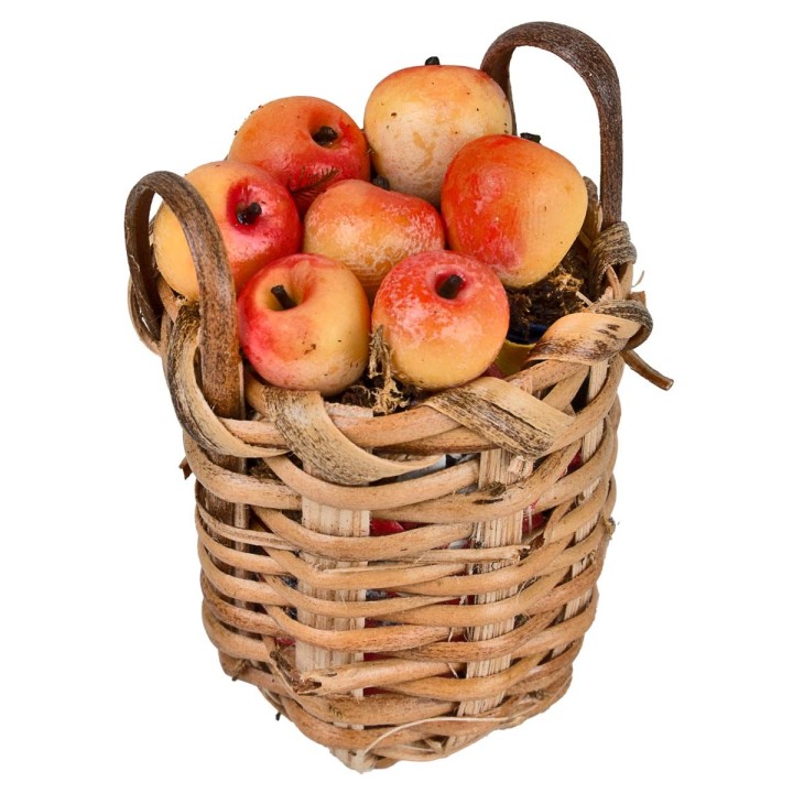 Cesta de manzanas Ø3 cm