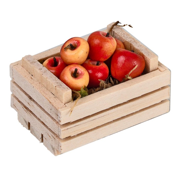 Cassetta con mele cm 3.5x2.5x2 h