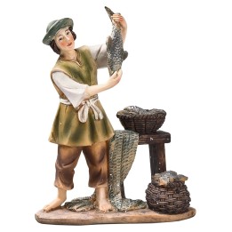 Resin fish seller 14 cm